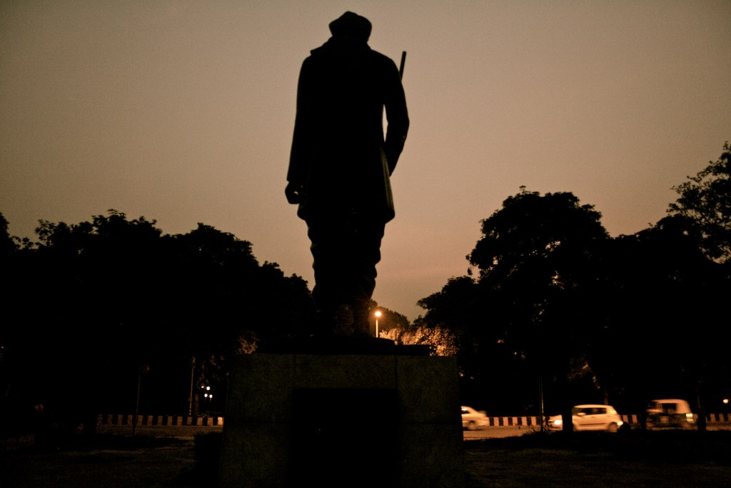 City Monument – Subramania Bharathi Plaza, Maharshi Raman Marg