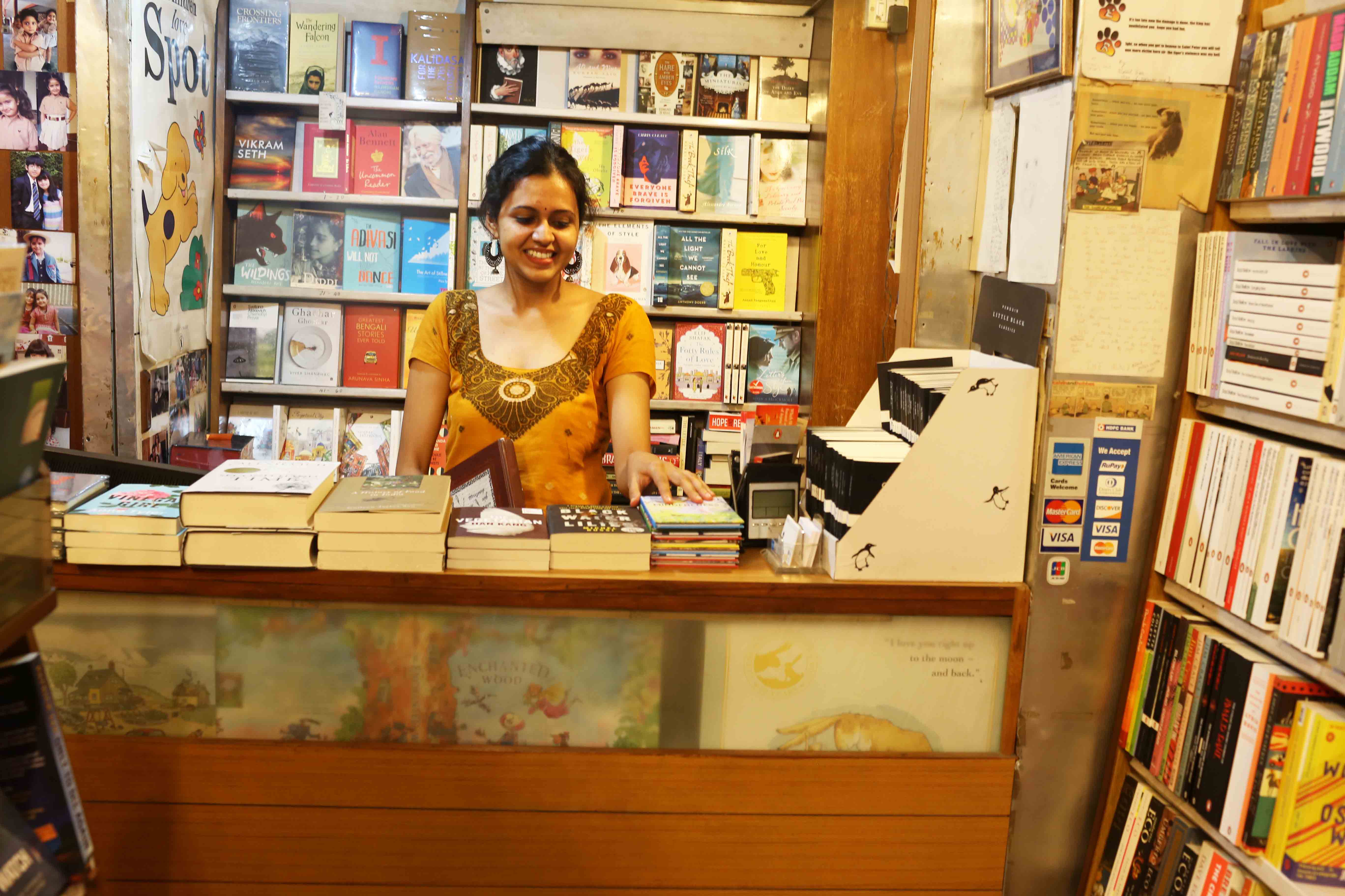 City Moment - The New Face at The Book Shop, Jorbagh Market