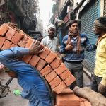 City Life - Labourers' Load, Central Delhi