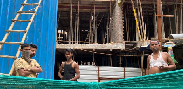 City Life - A Bunch of Labourers, South Delhi