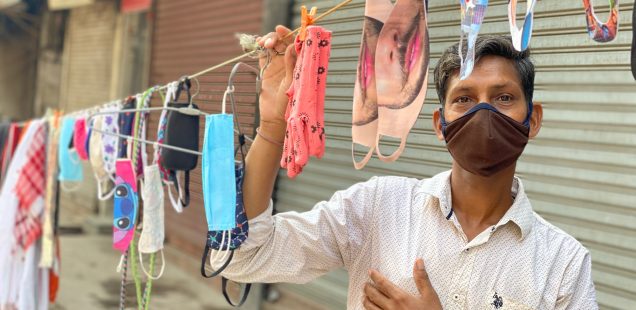 City Hangout - Brijendra Jain's Mask Stall, Chawri Bazar
