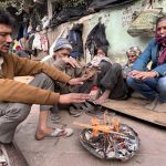 Delhi Winter - Fireside Colleagues, Jama Masjid