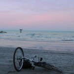 City Moment - A Fallen Bicycle on Thomas Mann's Beach, Venice