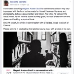 City Notice for 4 PM, 27 March - Artist Dayanita Singh To Celebrate The Delhi Walla Website as Delhi's Archivist