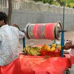 City Food - Fresh fruit Roller Ice-Cream, Mathura Road
