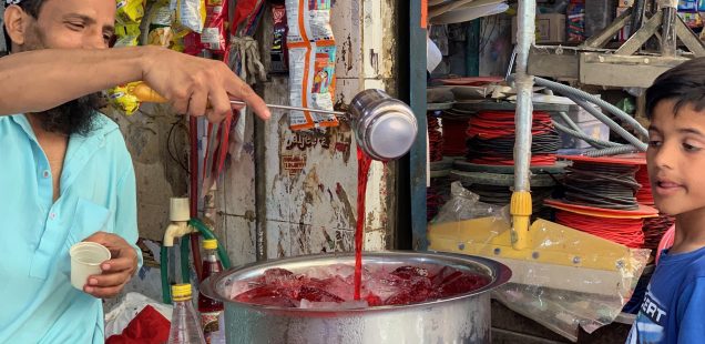 City Food - Rooh Afza Drink Stall, Old Delhi