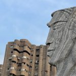 City Landmark - Face of Stoicism, Anand Vihar