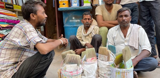 City Life - Four Labourers, Tiraha Behram Khan